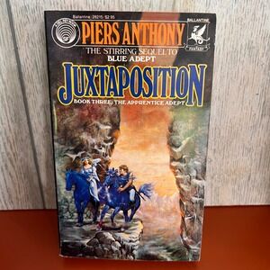 Juxtaposition Piers Anthony Apprentice Adept Book 3 1983 First Paperback Del Rey